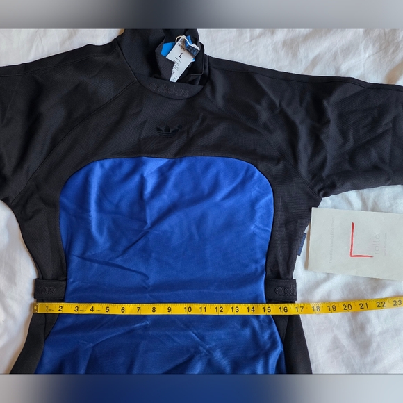 Adidas blue version Originals Women's Dress Maxi Blue/black BNWT - Picture 14 of 16